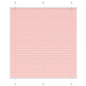 Polyester Pleated Blind in Pink 120x150 cm