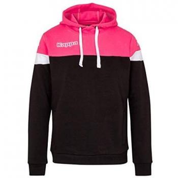 Kappa Accia Hoodie Femme en Noir, Fuchsia et Blanc – Taille XXS