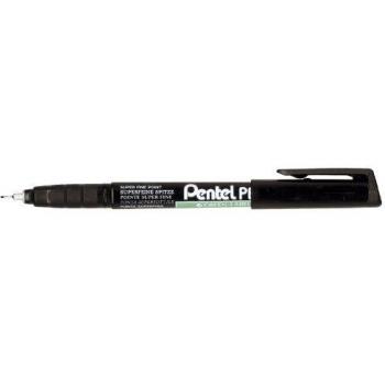 Pentel marqueur permanent GREEN‑LABEL NMF50, noir