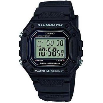 Casio Black LCD Resin Quartz Watch