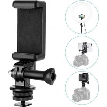 Soporte de Zapata Compatible con GoPro Hero 7/6/5, DJI OSMO, iPhone y Samsung