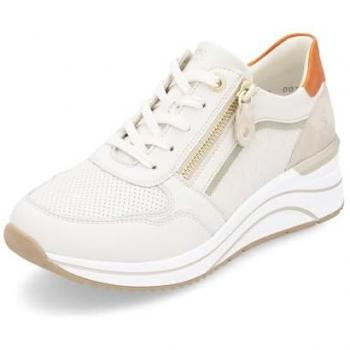 Baskets remontées femme D0T10‑80 beige