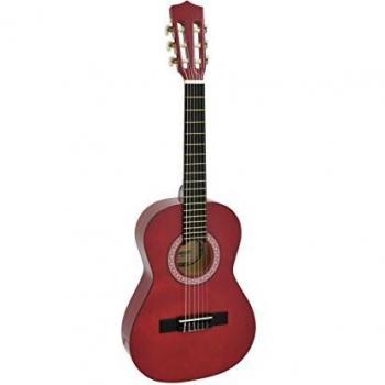 DIMAVERY AC-303 Klassikgitarre 1/2, rot (26242053)