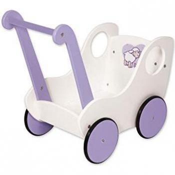Bayer Design Holz-Puppenwagen, Lauflernwagen Princess World