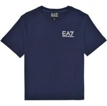 EA7 Emporio Armani t-shirt bambino cotone blu navy