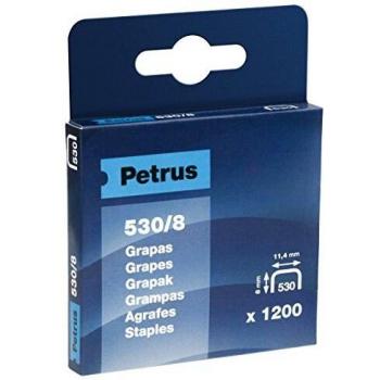 Grapa 530/8 Heavy-Duty Staples 1200 Pieces