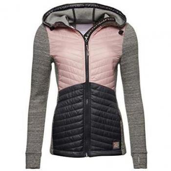 Mujer Storm Rosa Ostra Chaqueta Híbrida de Superdry 36