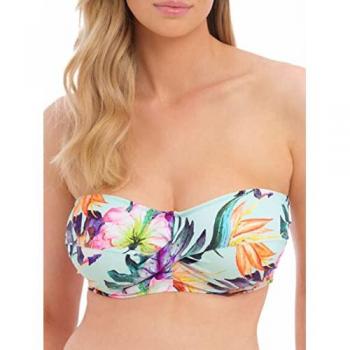 Haut de maillot bandeau armatures coloré Paradiso nylon