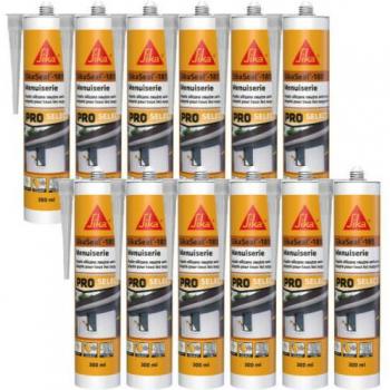 Sika Silicone Seal-185 Menuiserie Blanc PVC 300ml