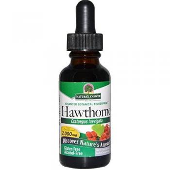 Hawthorne Herbal Supplement, Alcohol-Free, 2000 mg, 1 fl oz
