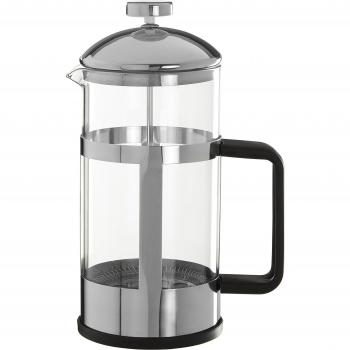 Silver Finish French Press Coffee Maker