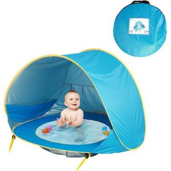 Kinderfreundliches Sonnenzelt Sunshelter – wasserdicht, Pop‑Up, Strand & Schwimmbad
