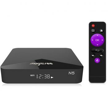 MAGICSEE N5 4K Smart-TV-Receiver – 2.4G+5G WLAN, BT 4.1