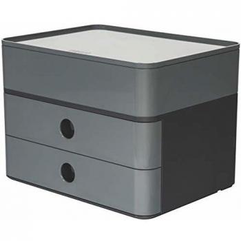 HAN SMART-BOX PLUS ALLISON 1100-19 Schubladenbox Schwarz, Grau, Weiß Anzahl der Schubfächer: 2