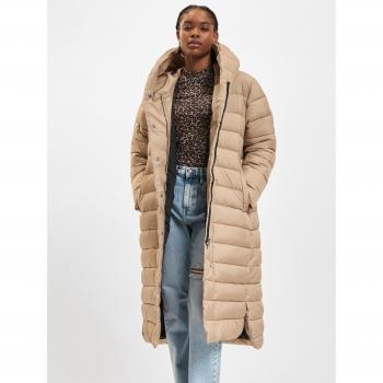 Didriksons Stella 4 Damen Daunenjacke Beige Regular Fit Größe 40
