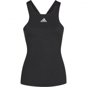 Schwarzes adidas Y Tank-Top für Damen, Größe M
