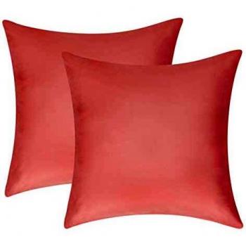 Cuscino Letto Federe Microfibra Rosa