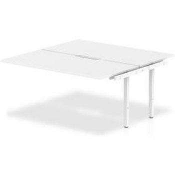 Evolve Plus 1600mm Back to Back Extension Kit White Top White Frame BE186 DD