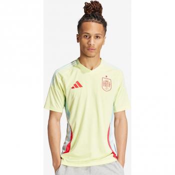 Official Spain 2024-2025 Away Football Shirt for Men by adidas, Size XXXL, Yellow