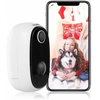 SANNCE Akku‑betriebene HD Outdoor‑Kamera – 1080 P & SD‑Slot