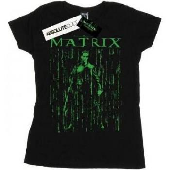 T-shirt The Matrix pour femmes en coton Neo Neon