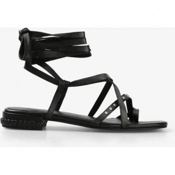 Scalpers Roma 38 schwarze geflochte Sandalen für Frauen