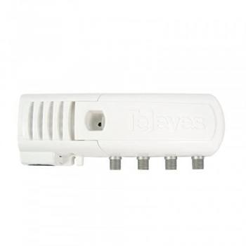 Amplificateur de signal TV 3 sorties + filtre intégré
