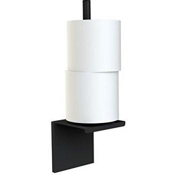Organisateur de Rouleaux WC Noir Mat