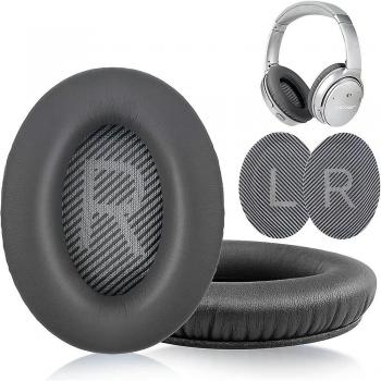 Coussinets d’oreilles en cuir synthétique pour Bose QC35/25/15