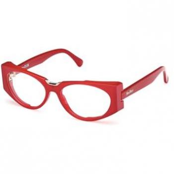 Lunettes MaxMara MM5158 – cadre en acétate rouge lumineux, taille 54/16/140