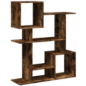 Libreria Divisorio Rovere Fumo 92x29x112 cm Vidaxl