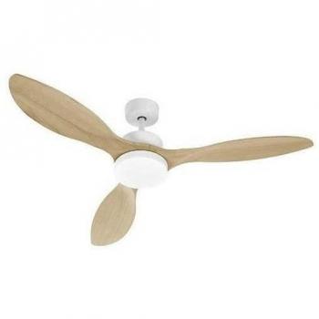 Ventilatore Soffitto Oklahoma Bianco-Legno 137 cm 100W LED