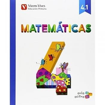 Matematicas 4 (4.1-4.2-4.3) Aula Activa (Tapa blanda).