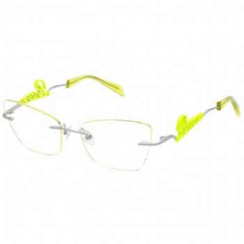 Barrow Damen VBA011 CALIPSO GLASANT 323 Optische Glasant-Fassung in Gold-Gelb mit Schmetterlingsmuster, Standardgröße