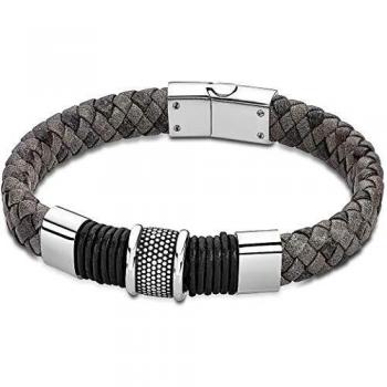 Pulsera Lotus Style LS2037-2/2 de cuero y metal