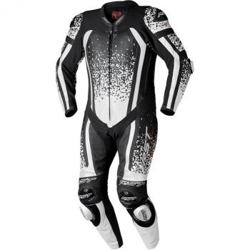 RST Pro Series Evo airbag combinaison en cuir de moto d’une seule pièce noir blanc XS