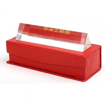 Student Learning Optical Glass Triangular Prisms Set (Multiple Sizes)