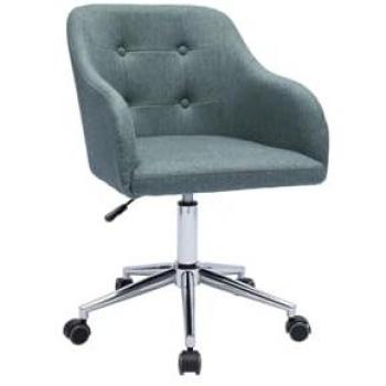 Chaise de bureau moderne en velours BALTIK