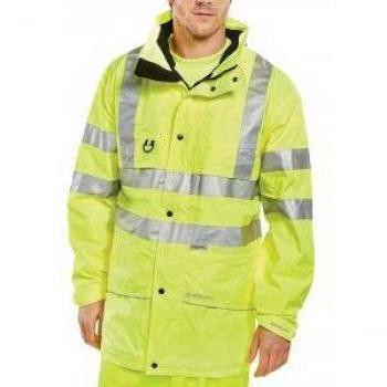 B-Seen Carnoustie Extra Large Yellow Hi-Vis Jacket