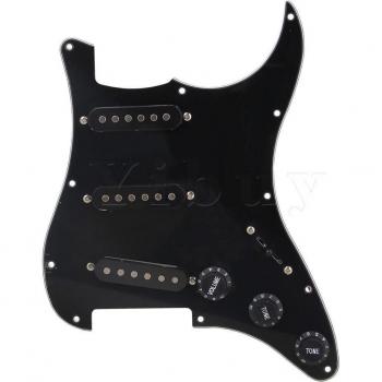 3-Ply SSS Electric Guitar Pickguard with Wiring