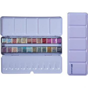 Portable Pearlescent Glitter Watercolor Paint Set