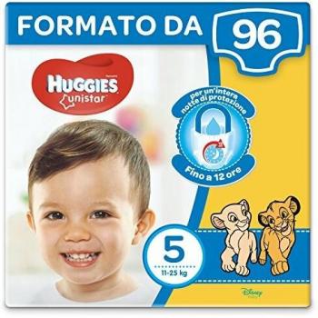 Huggies Unistar Pannolini Taglia 5 Confezione da 96