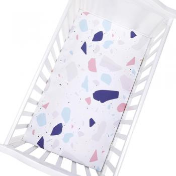 EGMAOBABY Fitted Portable Crib Sheet 130*70 cm