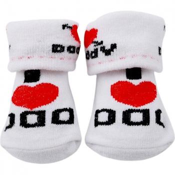Love Dad Love Mum Baby Socks for Boys and Girls