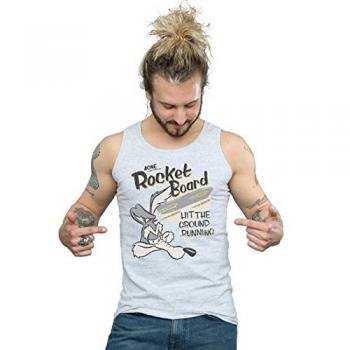 Cotton Rocket Board Graphic T-Shirt – Grey, Men’s Size S