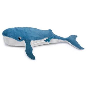 Peluche Baleine Maman et Bébé Ptipotos Bleue