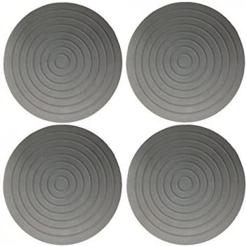 Cabri‑Deal CV4 : Pack 4 Patins Anti‑Vibration – Marron