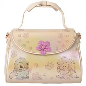 Adorable Stitch Cherry Blossom Crossbody Tote