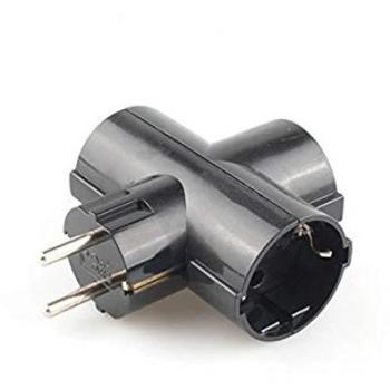 Adaptador de Corriente Onlex Preto 4,8 mm 10/16 A con Toma Retractiva