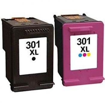 Kit Encre HP 301 XL Noir/Couleur – Haute Réserve